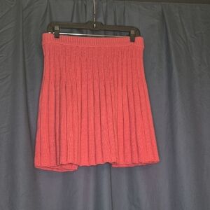 Eloquii Vibrant Red Mini Skirt